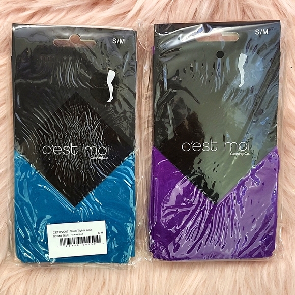 Brand New 2CT C'EST MOI Ladies Tights- S/M - Picture 1 of 2